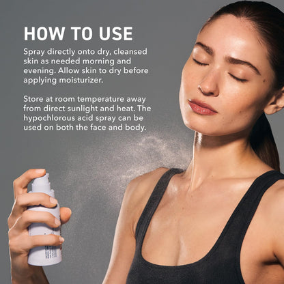 Prequel Skin Universal Skin Solution Hypochlorous Acid Spray for Face and Body. Fine Mist HOCL Facial Cleanser and Dermal - Maple Wellness Supplements
