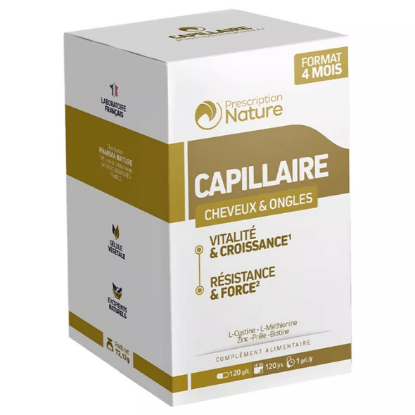Prescription Nature Capillaire 120 Capsules - Maple Wellness Supplements