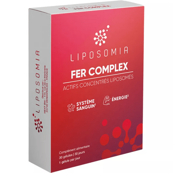 Prescription Nature Liposomia Iron Complex 30 capsules - Maple Wellness Supplements