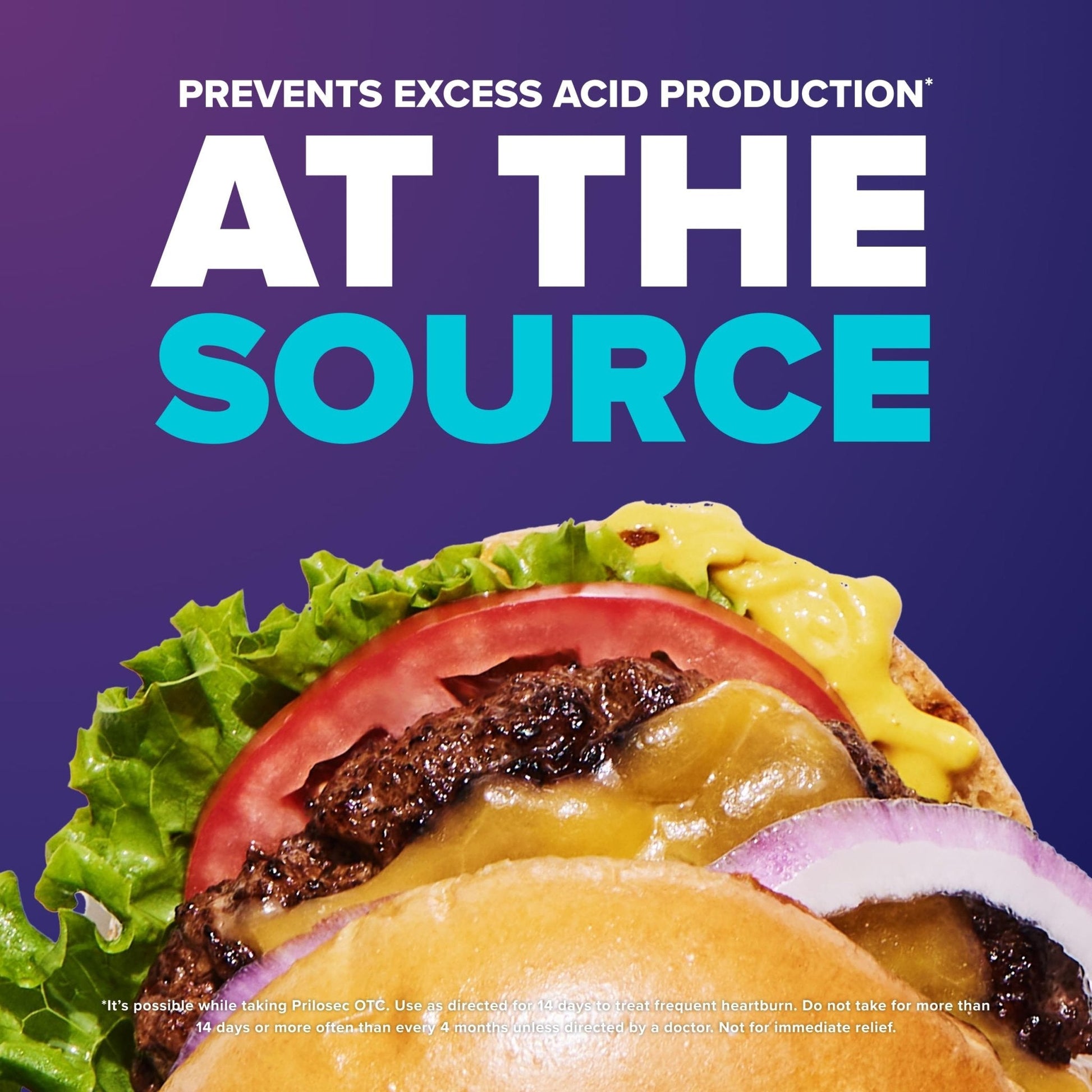 Prilosec OTC, Omeprazole 20mg, Heartburn Medicine, Acid Reflux Medicine, 24 Hour Relief, 42 Tablets - Maple Wellness Supplements