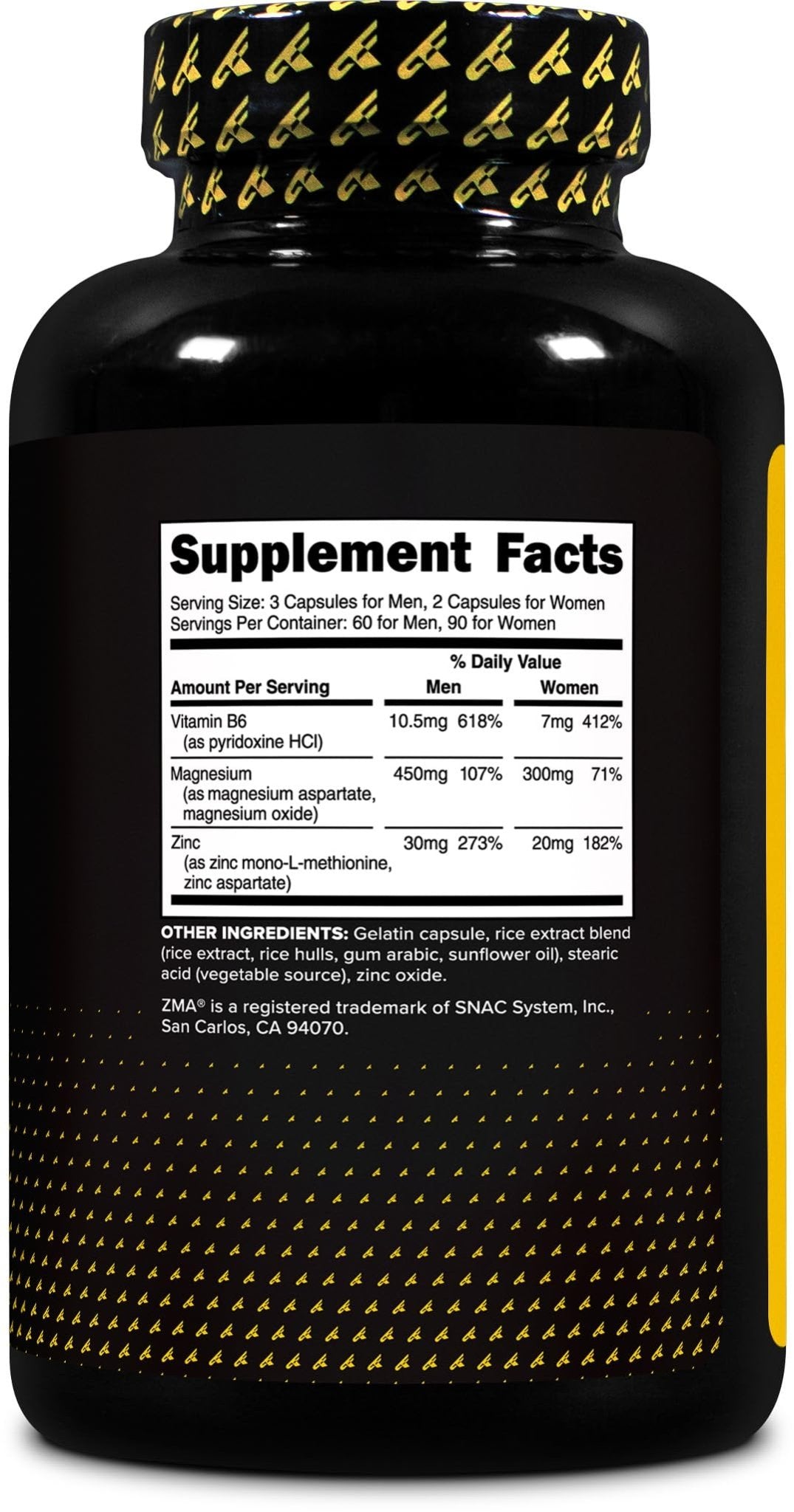 Primaforce ZMA Dietary Supplement, 180 Capsules - Maple Wellness Supplements
