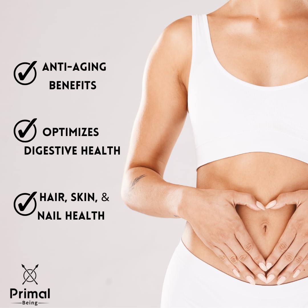 Primal Being Grassfed Beef Colostrum - Supports Immune Function, Gut Health, Hair - Maple Wellness Supplements