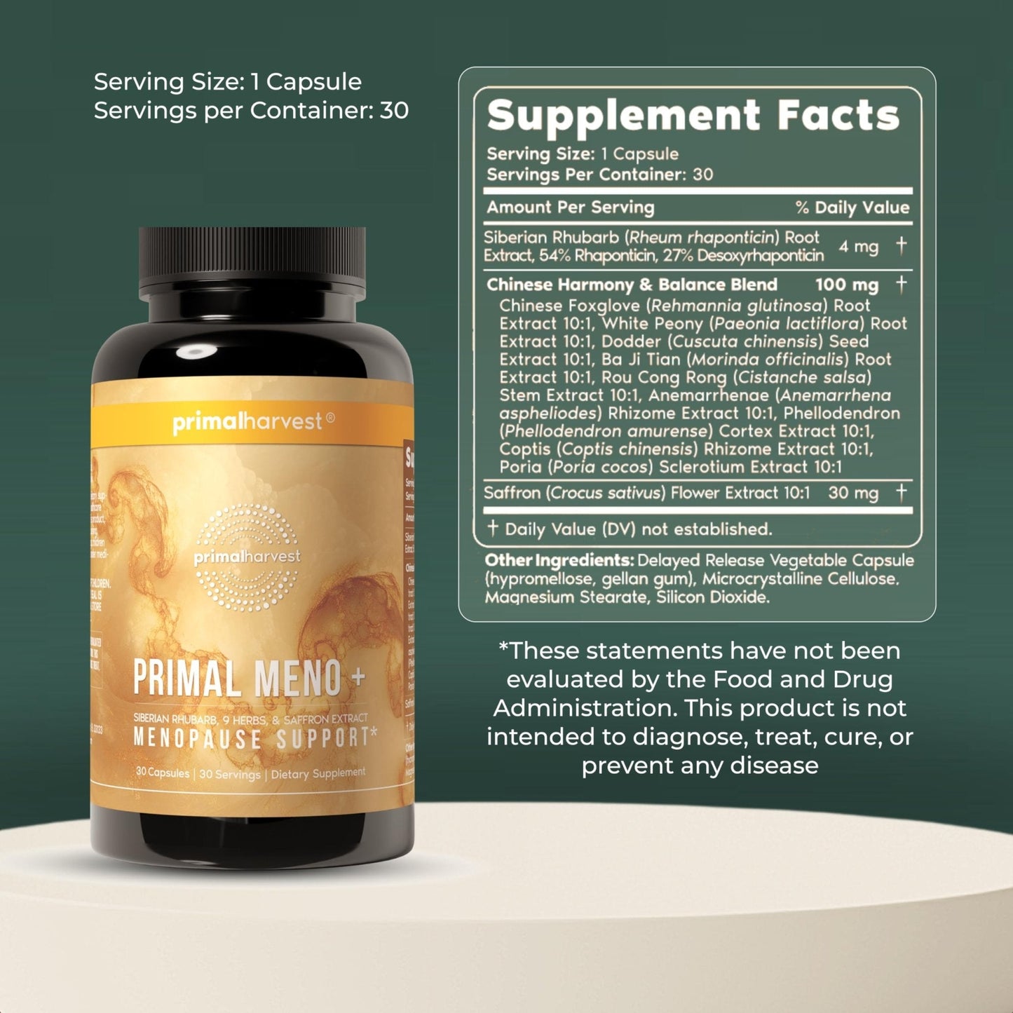 Primal Harvest Ashwagandha Supplement with 5 Mushroom Extracts: Lion’s Mane, Reishi, Cordyceps, Turkey Tail & Maitake for Immune Support & Cognitive Health - Maple Wellness Supplements