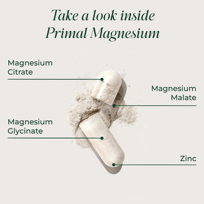 Primal Harvest Magnesium Supplement Complex 310mg by Primal Harvest with Magnesium Glycinate, Citrate, Malate, and Zinc 2 Pack, 240 Capsules - Maple Wellness Supplements