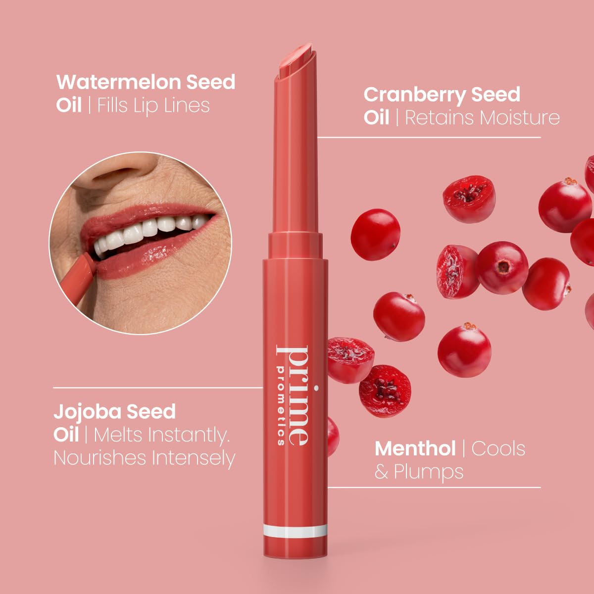 PrimeLip Plumping Lip Balm NEW (Soft Petal) - Maple Wellness Supplements