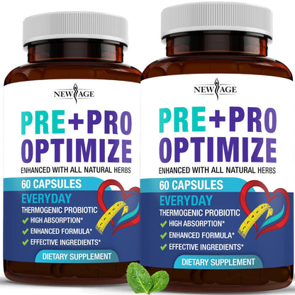 Pro Optimize Probiotics for Women, Menopause, 70 Billion CFU, Digestive Health - Relief for Bloating, Hot Flashes, Joint Support, Night Sweats - Gut Health & Metabolism - Dong Quai (120 (Pack of 2)) - Maple Wellness Supplements