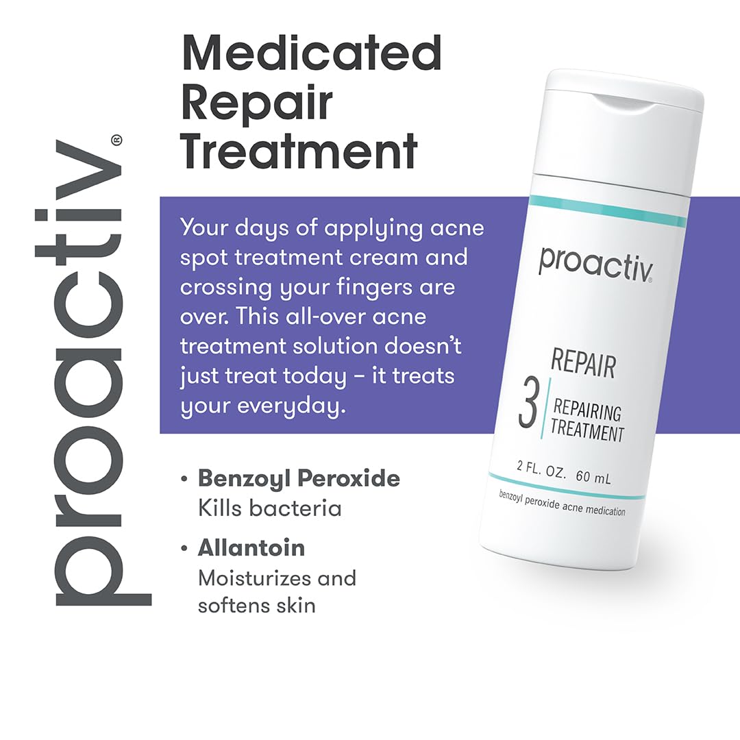 Proactiv Repair Acne Treatment Benzoyl Peroxide Spot Treatment and Repairing Serum Clear, 3 Fl Oz - Maple Wellness Supplements