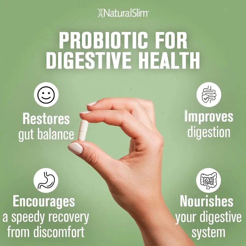 Probiotic Nutritional Supplements Gentle Formula Pro Biotics for Gut Health, Digestive Health, Immune Support, & De-Bloating for Women & Men, 7 Powerful Probiotic Strains, 60 Vegetarian Capsules 3 Pk - Maple Wellness Supplements