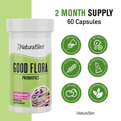 Probiotic Nutritional Supplements Gentle Formula Pro Biotics for Gut Health, Digestive Health, Immune Support, & De-Bloating for Women & Men, 7 Powerful Probiotic Strains, 60 Vegetarian Capsules 3 Pk - Maple Wellness Supplements