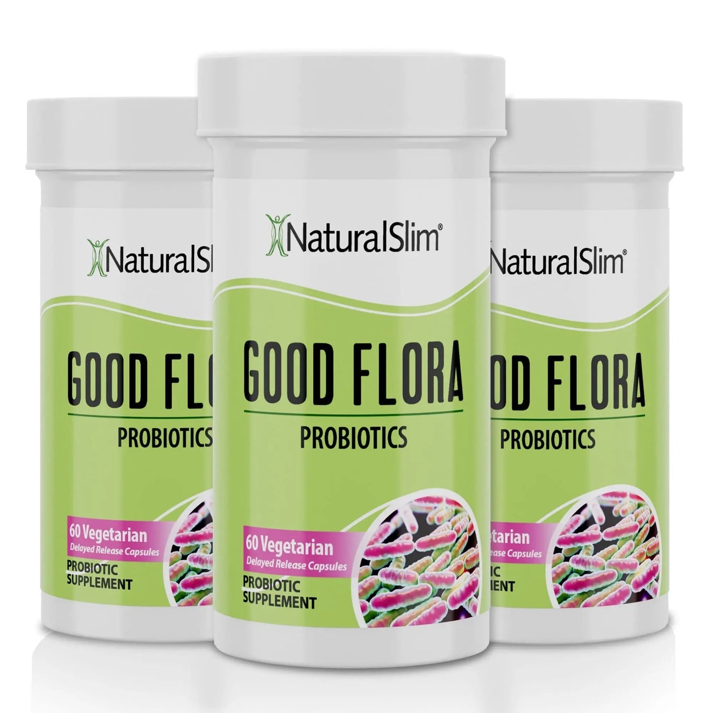 Probiotic Nutritional Supplements Gentle Formula Pro Biotics for Gut Health, Digestive Health, Immune Support, & De-Bloating for Women & Men, 7 Powerful Probiotic Strains, 60 Vegetarian Capsules 3 Pk - Maple Wellness Supplements