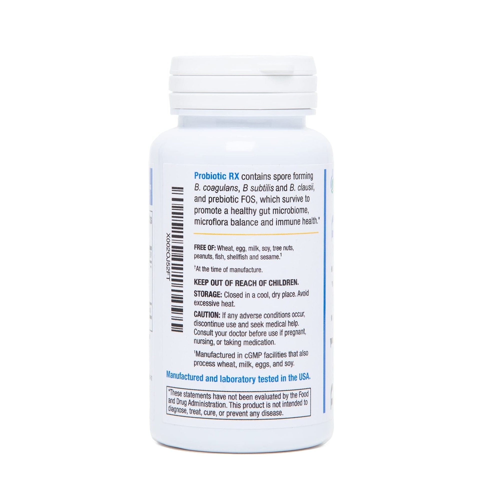 Probiotic Rx: 5 Billion CFU – Probiotic + Prebiotic - Spore-Based – 60-Day Supply - SBO - Supports Immune & Gut Health - Soil-Based Organisms - No Refrigeration Required - Maple Wellness Supplements