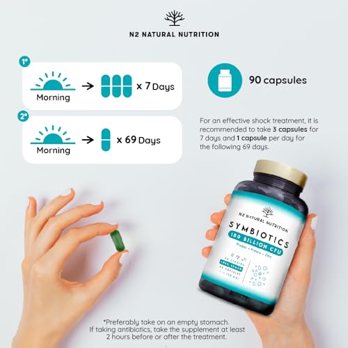 Probiotics 150 Billion CFU - 20 Strains with Prebiotics & Zinc. Highest Concentration - Maple Wellness Supplements