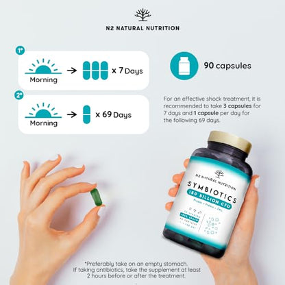 Probiotics 150 Billion CFU - 20 Strains with Prebiotics & Zinc. Highest Concentration - Maple Wellness Supplements