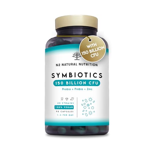 Probiotics 150 Billion CFU - 20 Strains with Prebiotics & Zinc. Highest Concentration - Maple Wellness Supplements