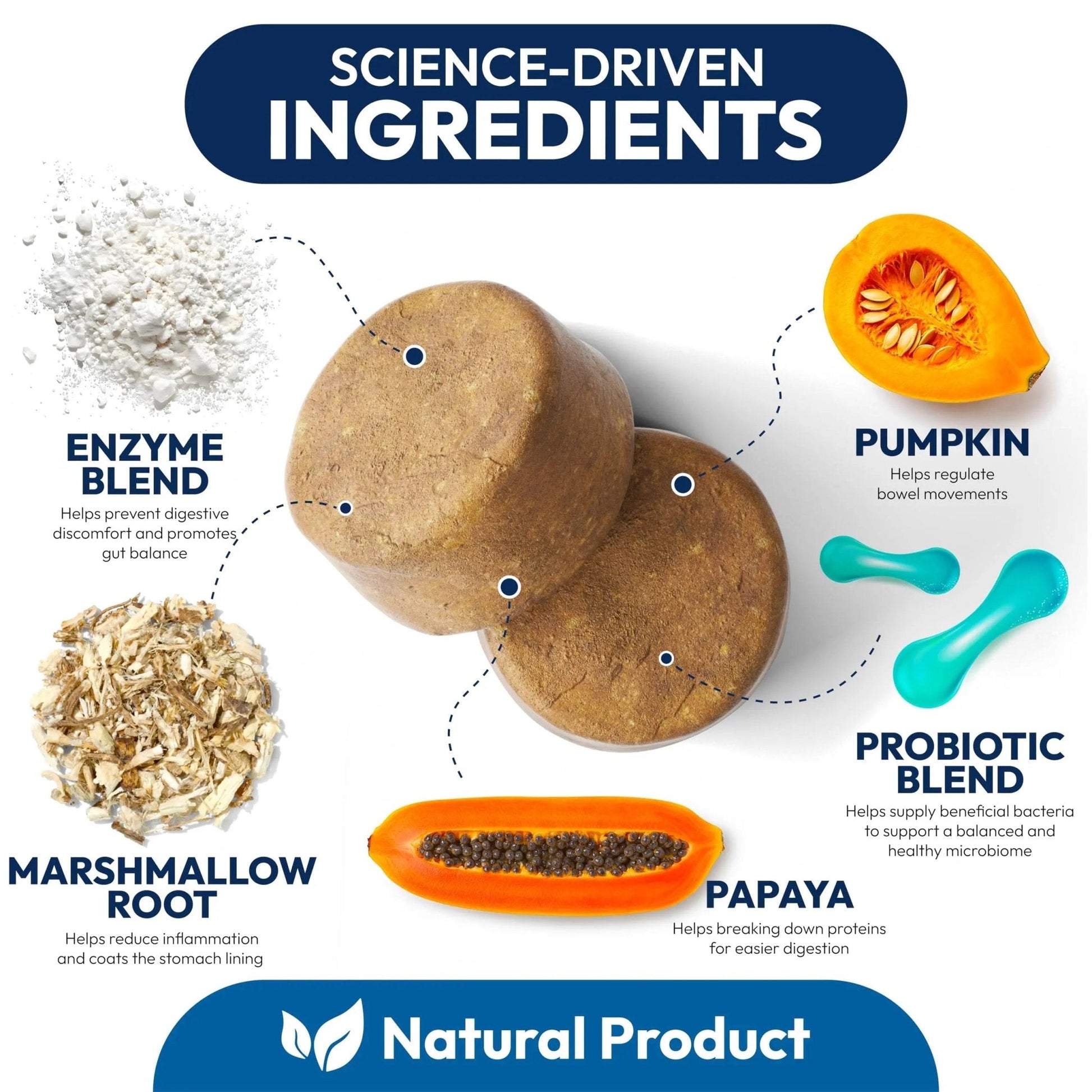 Probiotics for Dogs - 170 Dog Probiotics Chews - Digestive Enzymes & Prebiotics - Support Gut Health, Diarrhea, Gas & Constipation Relief - Itchy Skin, Allergies, Yeast Balance - Advanced Supplement - Maple Wellness Supplements