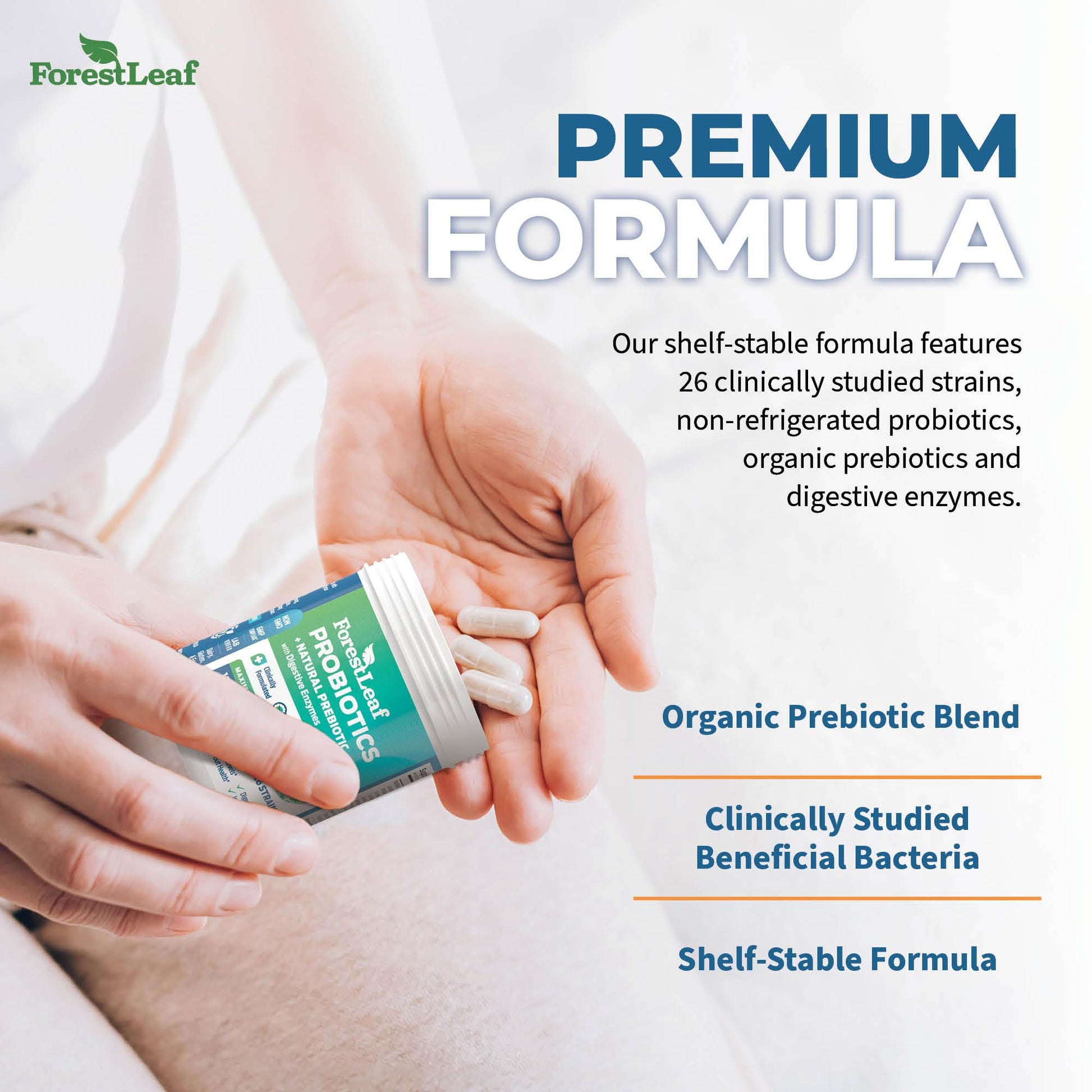 Probiotics for Men and Women, 100 Billion CFU, 26 Unique Strains, Men's and Women's Probiotic and Prebiotics Support Digestive Health, Gut Wellness, Energy, - Maple Wellness Supplements