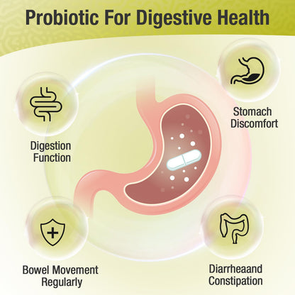 Probiotics for Women & Men - 300 Billion CFU, 24 Strains + 15 Organic Herbs Prebiotics Blend, Daily Probiotic for Digestive Health, Immune, Gut, Bloating - Maple Wellness Supplements