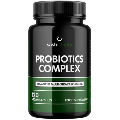 Probiotics & Prebiotics | 435 Billion CFU | Bio Cultures Complex | 120 Vegetarian Capsules for Women & Men - Lactobacillus Acidophilus, Bifidobacterium - Maple Wellness Supplements