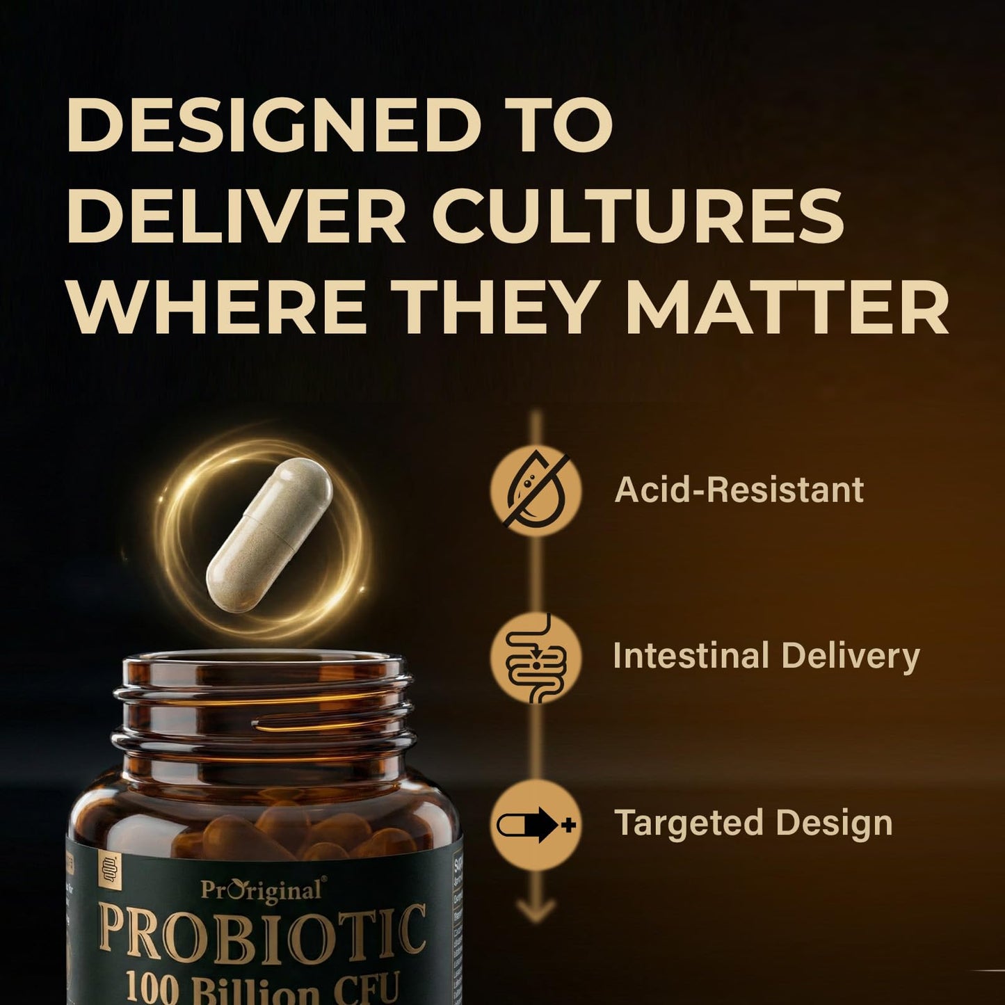 Probiotics with Prebiotics for Men and Women - 35 Strains Probiotics 100 Billion CFU for Gut & Digestive Health, Vegan Acidophilus Probiotic Supplement - Maple Wellness Supplements