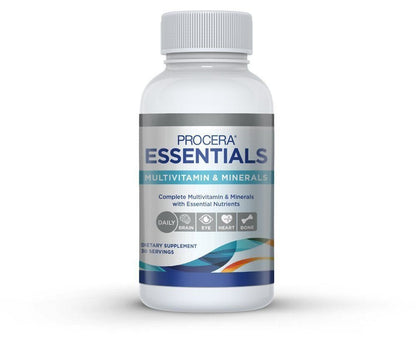 Procera Essentials Daily Immune Multivitamin - 19 Essential Vitamins, Minerals & Antioxidants - Eye, Heart & Brain Health - Maple Wellness Supplements