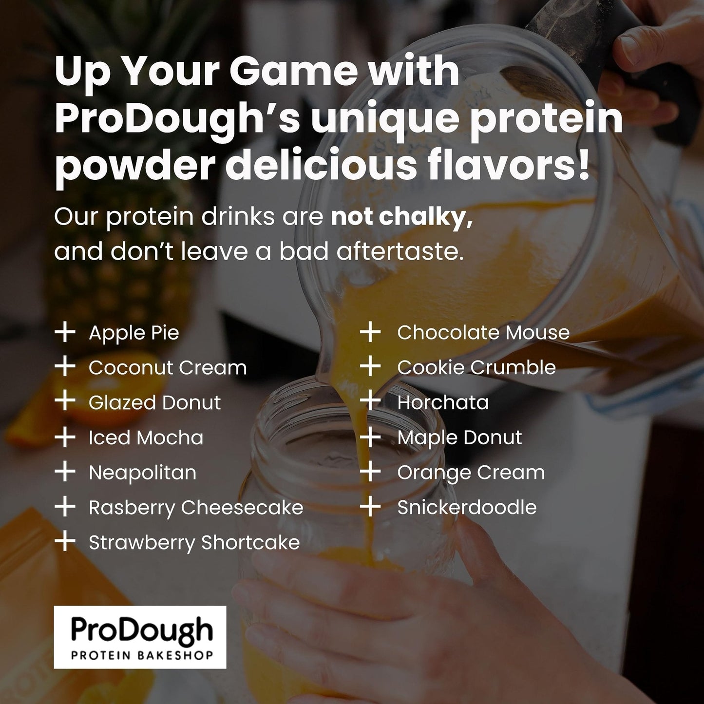 ProDough Gourmet Whey Isolate Hydrolized Protein Powder for Shake Mix- Easy Digest - Maple Wellness Supplements