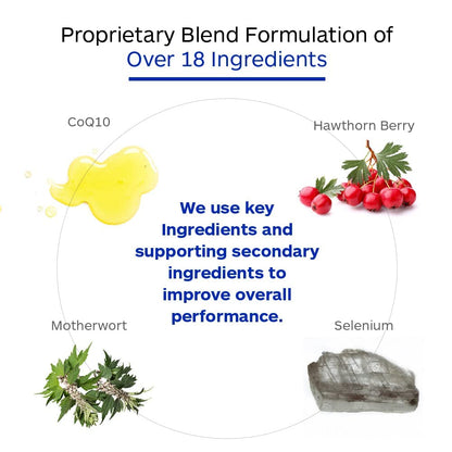 Professional Botanicals Cardio-CoQ CoQ10 - Vegan Formulated Coenzyme Q10 with Hawthorne Berry Valerian Root and Cayenne Pepper - 60 vegetarian capsules - Maple Wellness Supplements
