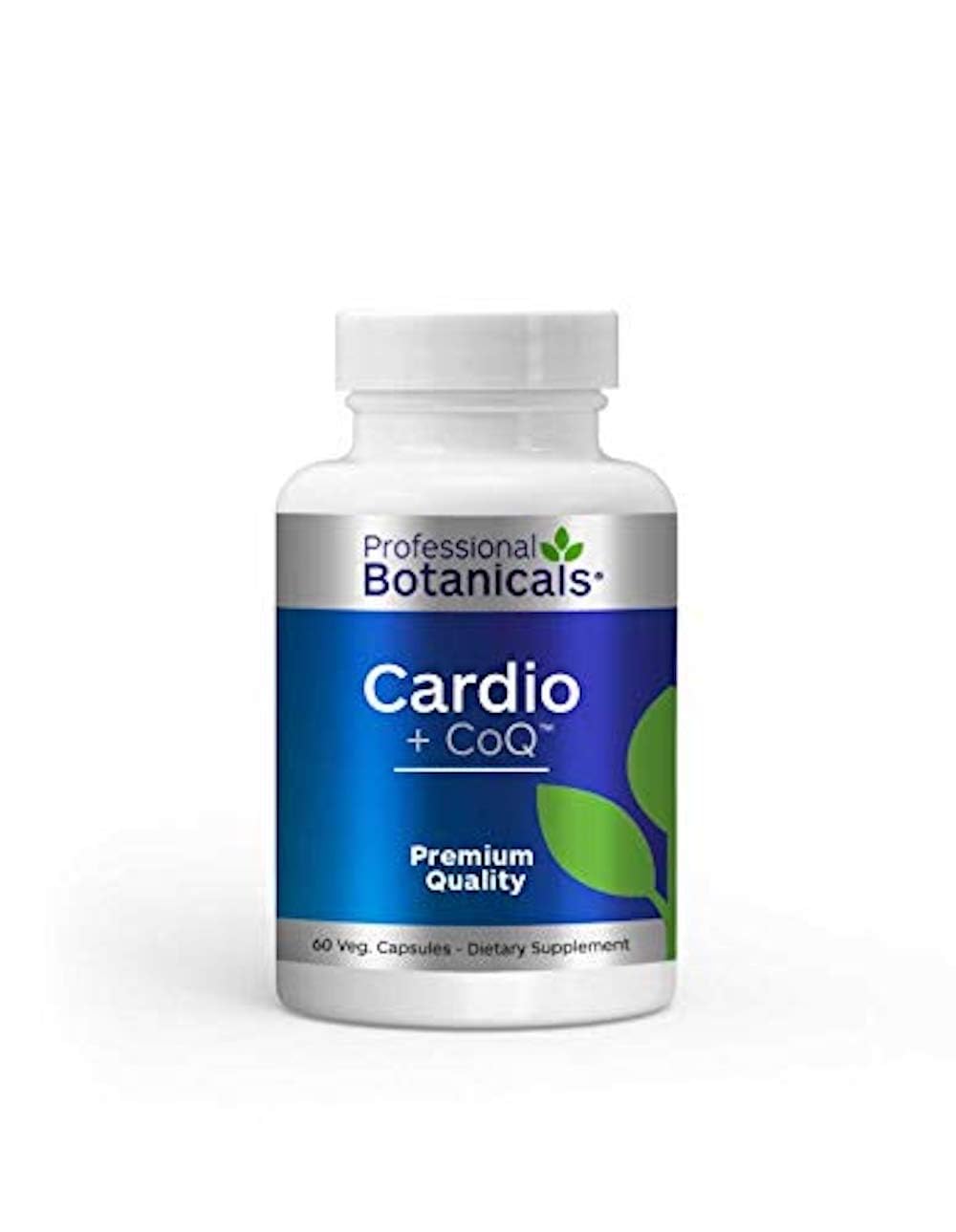 Professional Botanicals Cardio-CoQ CoQ10 - Vegan Formulated Coenzyme Q10 with Hawthorne Berry Valerian Root and Cayenne Pepper - 60 vegetarian capsules - Maple Wellness Supplements