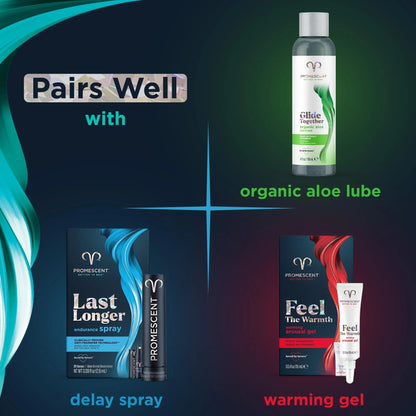 Promescent After Sex Clean Up Wipes Individually Wrapped Made with Aloe Vera, Gentle pH Balanced Formula Sex Wipes for Men, Women & Couples (40 Count) - Maple Wellness Supplements