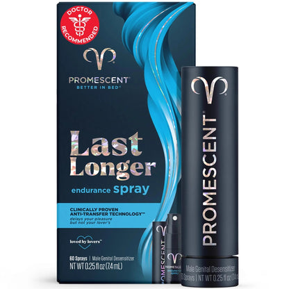 Promescent Desensitizing Delay Spray for Men Clinically Proven to Help You Last Longer in Bed - Better Maximized Sensation + Prolonged Climax for Him,7.4ml - Maple Wellness Supplements