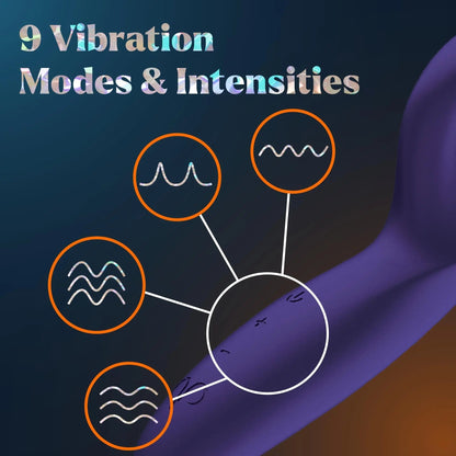 Promescent Rabbit Vibrator, Thrusting Dildo Womens Adult Sex Toys 12 Stimulation Settings, Women Sex Toys, Clitoral Stimulator for Women, The Ultimate G Spot Vibrator, Unmatched Waterproof Sex Toy - Maple Wellness Supplements