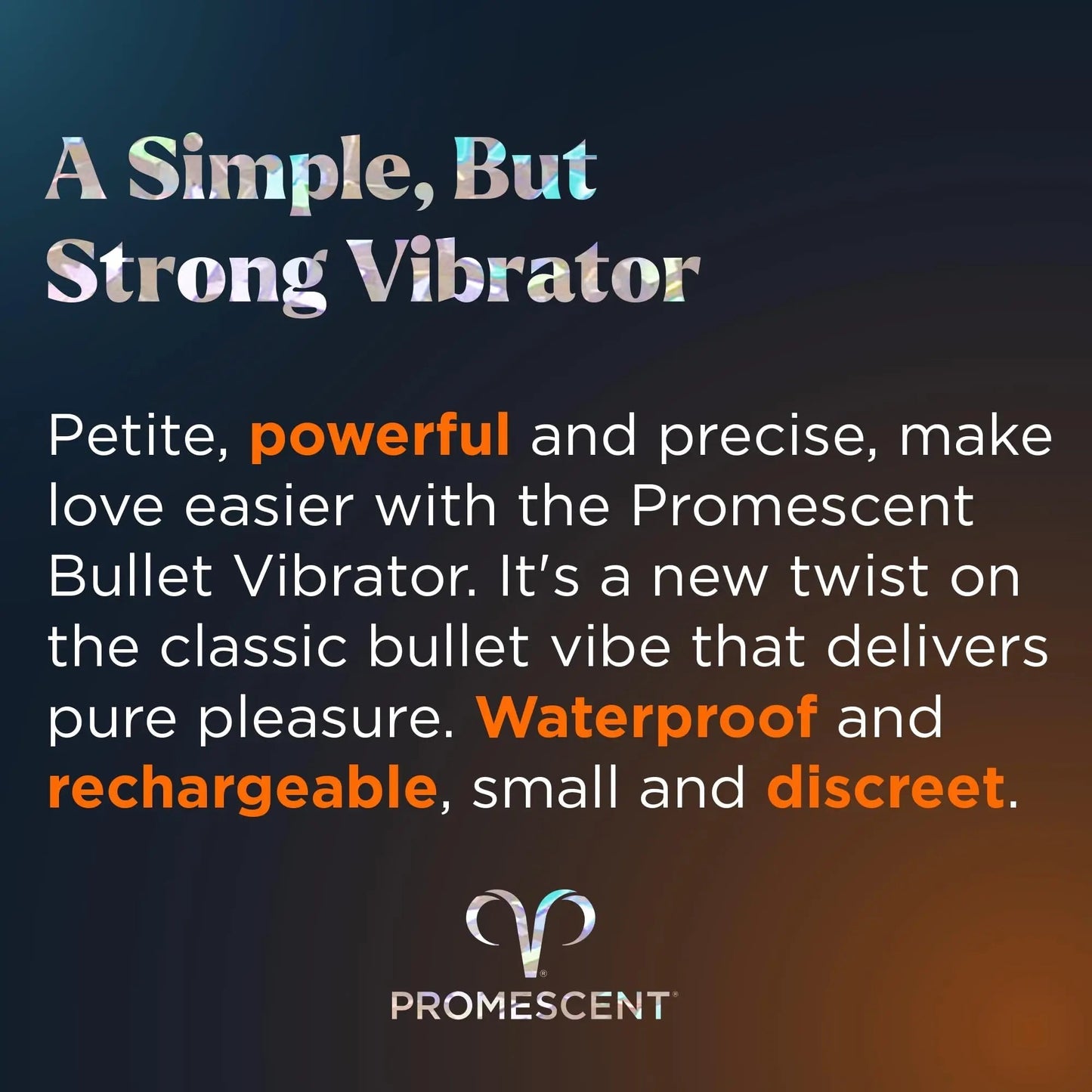 Promescent Vibrator Bullet with 27 Play Modes, Compact Vibrator Wand, Discreet Womens Sex Toys with Multiple Stimulation Settings, Pure Pleasure Sex Toy, Clitoral Stimulator for Women - Maple Wellness Supplements