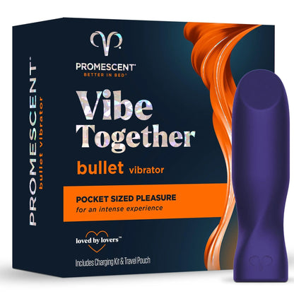 Promescent Vibrator Bullet with 27 Play Modes, Compact Vibrator Wand, Discreet Womens Sex Toys with Multiple Stimulation Settings, Pure Pleasure Sex Toy, Clitoral Stimulator for Women - Maple Wellness Supplements
