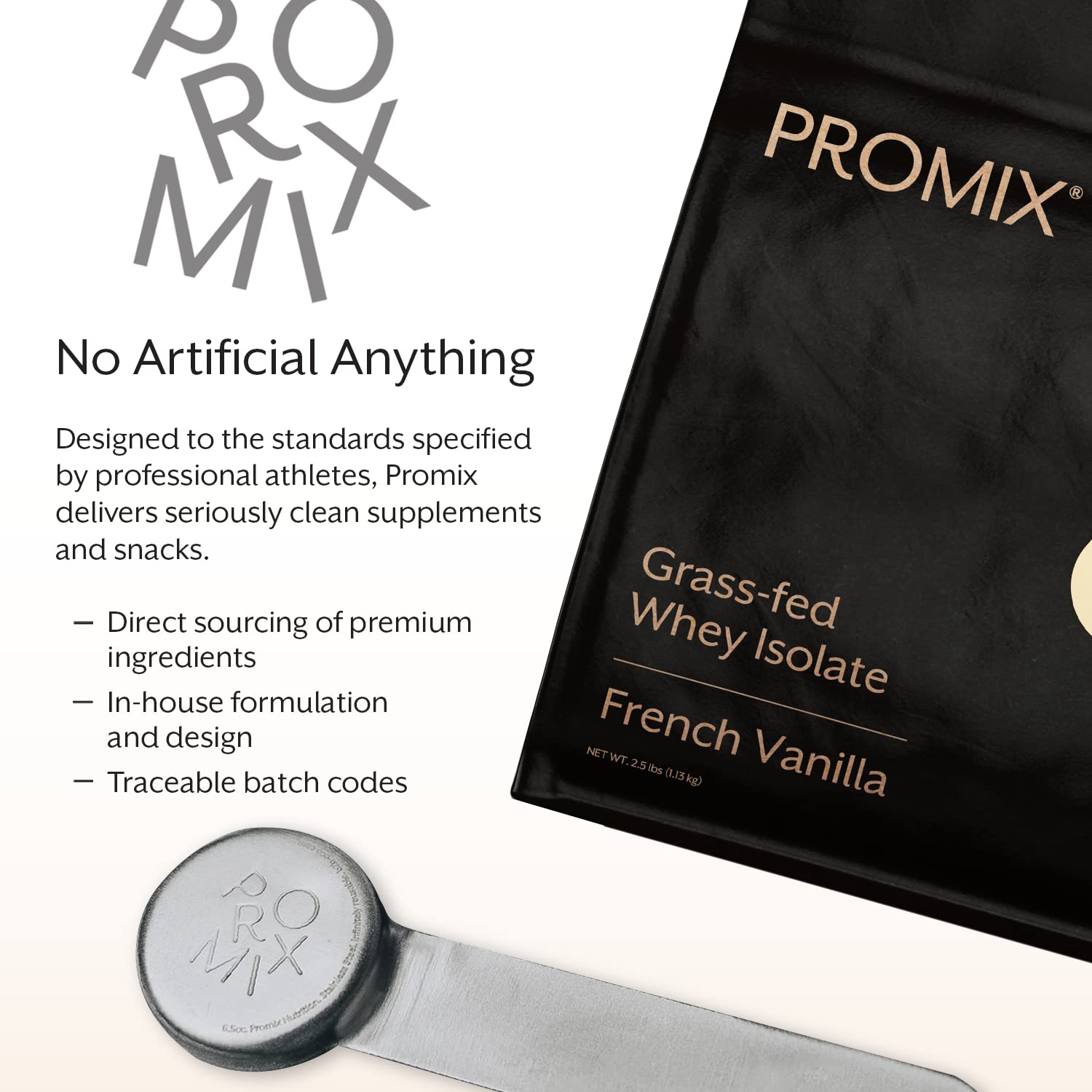 Promix Whey Protein Isolate Powder - Grass-Fed & 100% All Natural - ­Post Workout - Maple Wellness Supplements