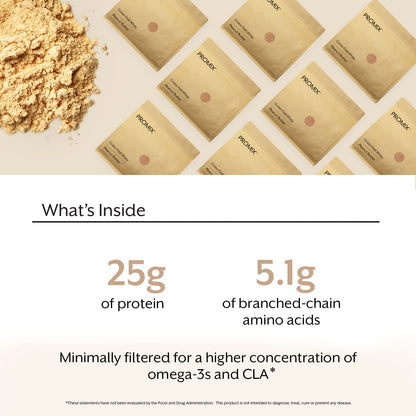 Promix Whey Protein Powder, Peanut Butter - 2.5lb Bulk - Grass-Fed & 100% All Natural - Maple Wellness Supplements