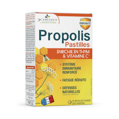 Propolis suckable tablets LES 3 CHENES - Maple Wellness Supplements