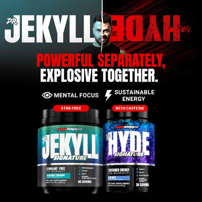 ProSupps Mr. Hyde Max Pump Pre Workout Powder - Stim-Free Preworkout Supports Blood Flow, Muscle Volume & Endurance - Caffeine-Free Nitric Oxide Gym & Fitness Supplements - Maple Wellness Supplements