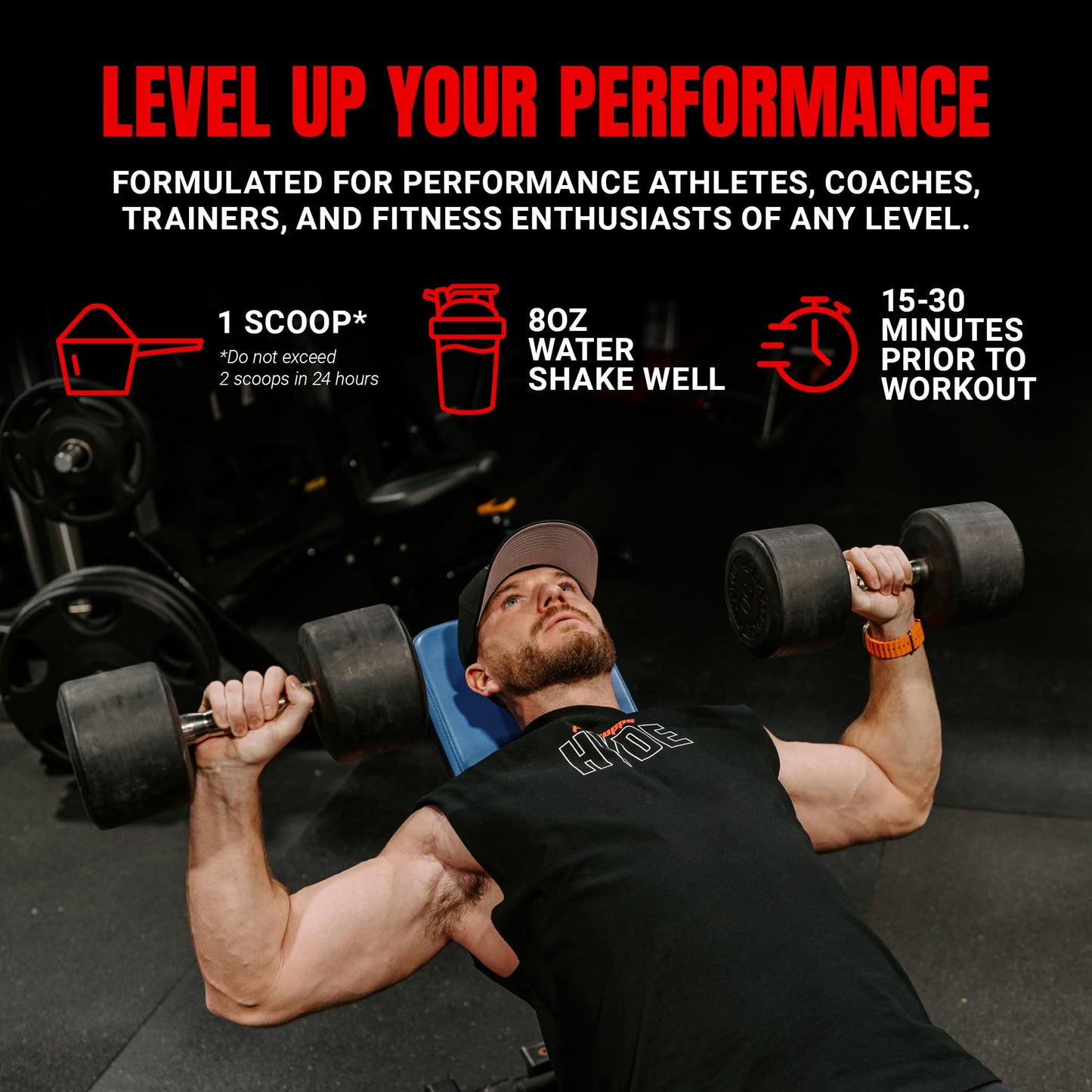 ProSupps Mr. Hyde Signature Pre Workout Powder with Creatine, Beta Alanine & Caffeine - Performance, Energy & Endurance - Clean Fitness & Gym Supplements - Maple Wellness Supplements