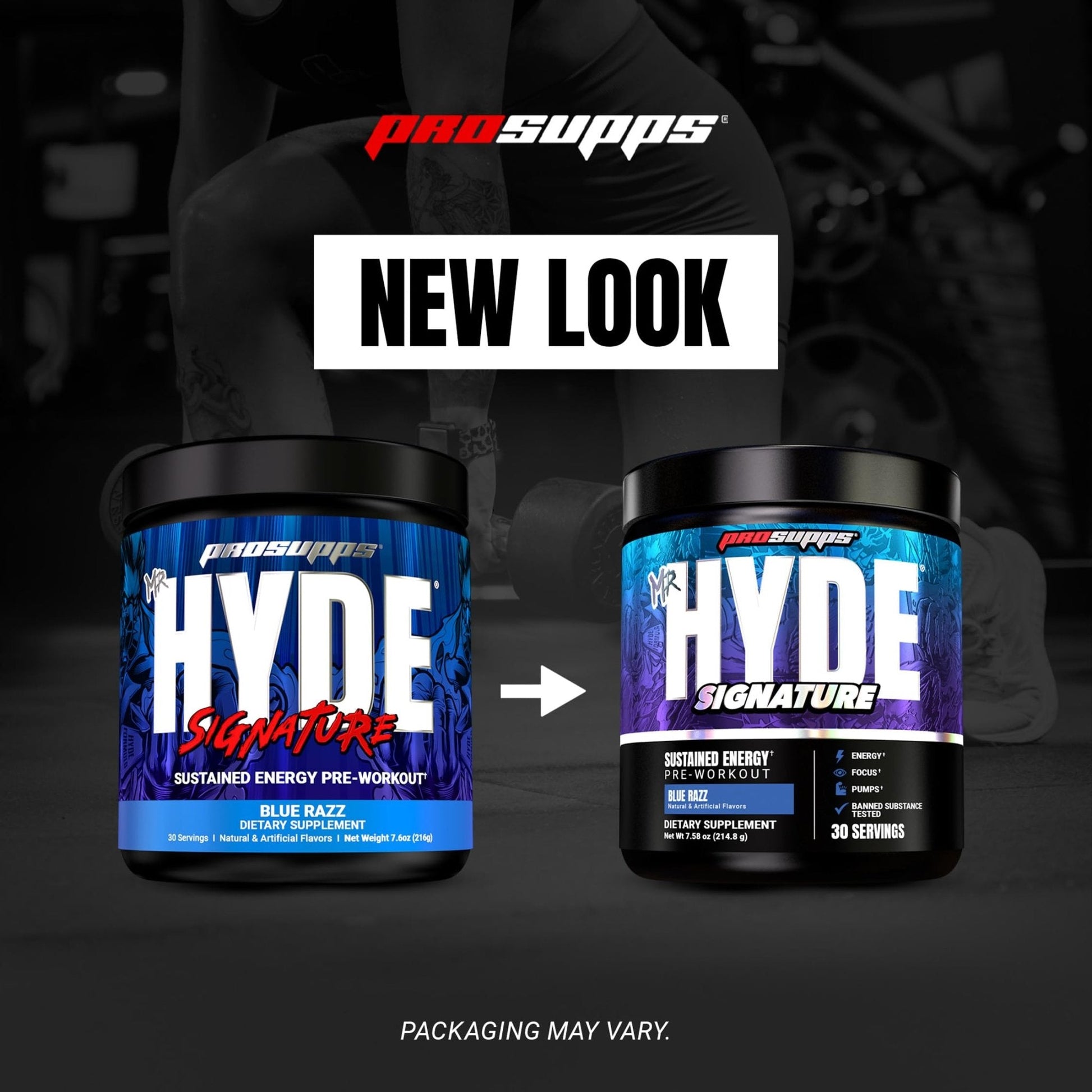 ProSupps Mr. Hyde Signature Pre Workout Powder with Creatine, Beta Alanine & Caffeine - Performance, Energy & Endurance - Clean Fitness & Gym Supplements for Men & Women = - Maple Wellness Supplements