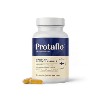 Protaflo Prostate Supplements for Men - Supports Urinary Flow & Bladder Control | Probiotics + Black Walnut, Nettle, Turmeric, Lycopene, Pumpkin Seed - Maple Wellness Supplements