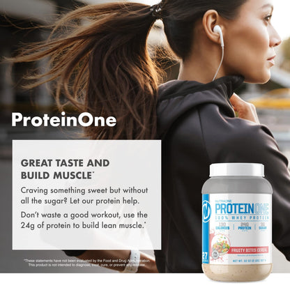 ProteinOne Whey Protein by NutraOne —Promote Recovery and Build Muscle - Maple Wellness Supplements