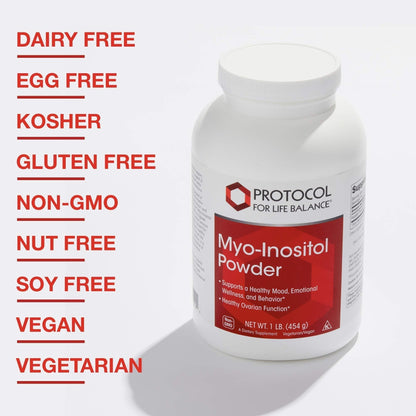 Protocol For Life Balance - Myo-Inositol Powder - Supports a Healthy Mood, Emotional - Maple Wellness Supplements