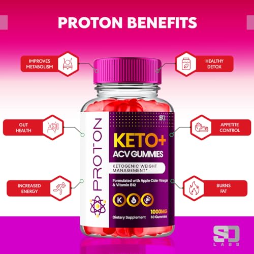 Proton Keto ACV Gummies Advanced Weight Loss 1000 MG, Proton Keto ACV Gummies - Maple Wellness Supplements