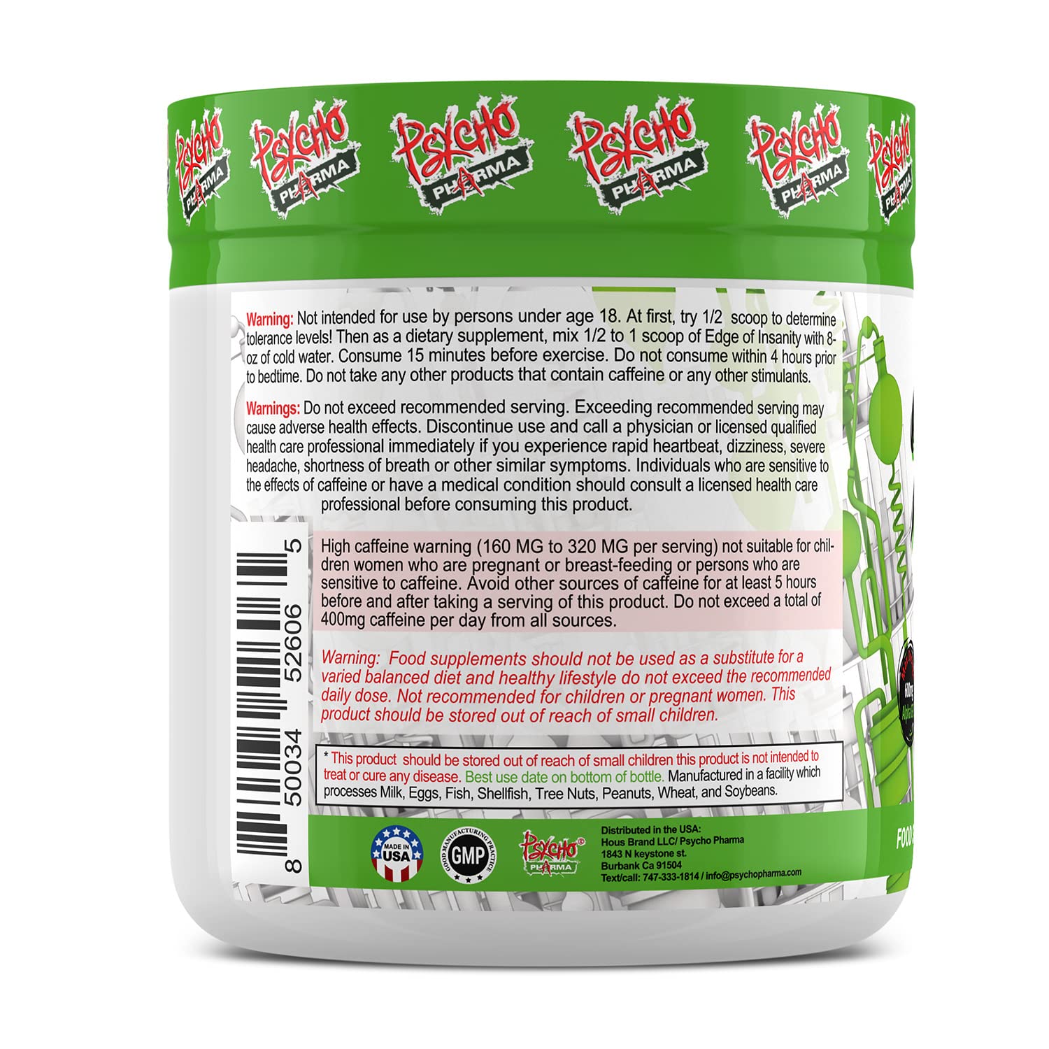 Psycho Pharma. Infinite Brain Nootropic Game Changer. Compete Win (Plato's Lemon Punch, 30 Serving) - Maple Wellness Supplements
