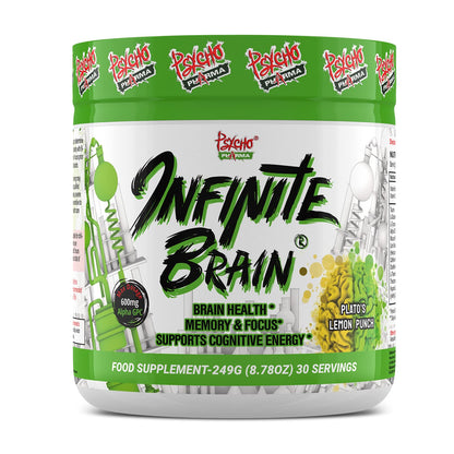 Psycho Pharma. Infinite Brain Nootropic Game Changer. Compete Win (Plato's Lemon Punch, 30 Serving) - Maple Wellness Supplements