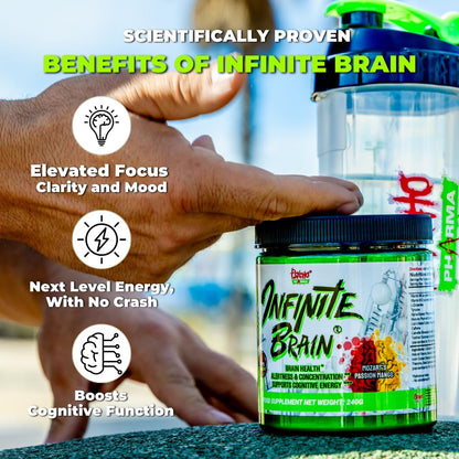 Psycho Pharma. Infinite Brain Nootropic Game Changer. Compete Win (Plato's Lemon Punch, 30 Serving) - Maple Wellness Supplements