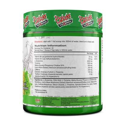 Psycho Pharma. Infinite Brain Nootropic Game Changer. Compete Win (Plato's Lemon Punch, 30 Serving) - Maple Wellness Supplements
