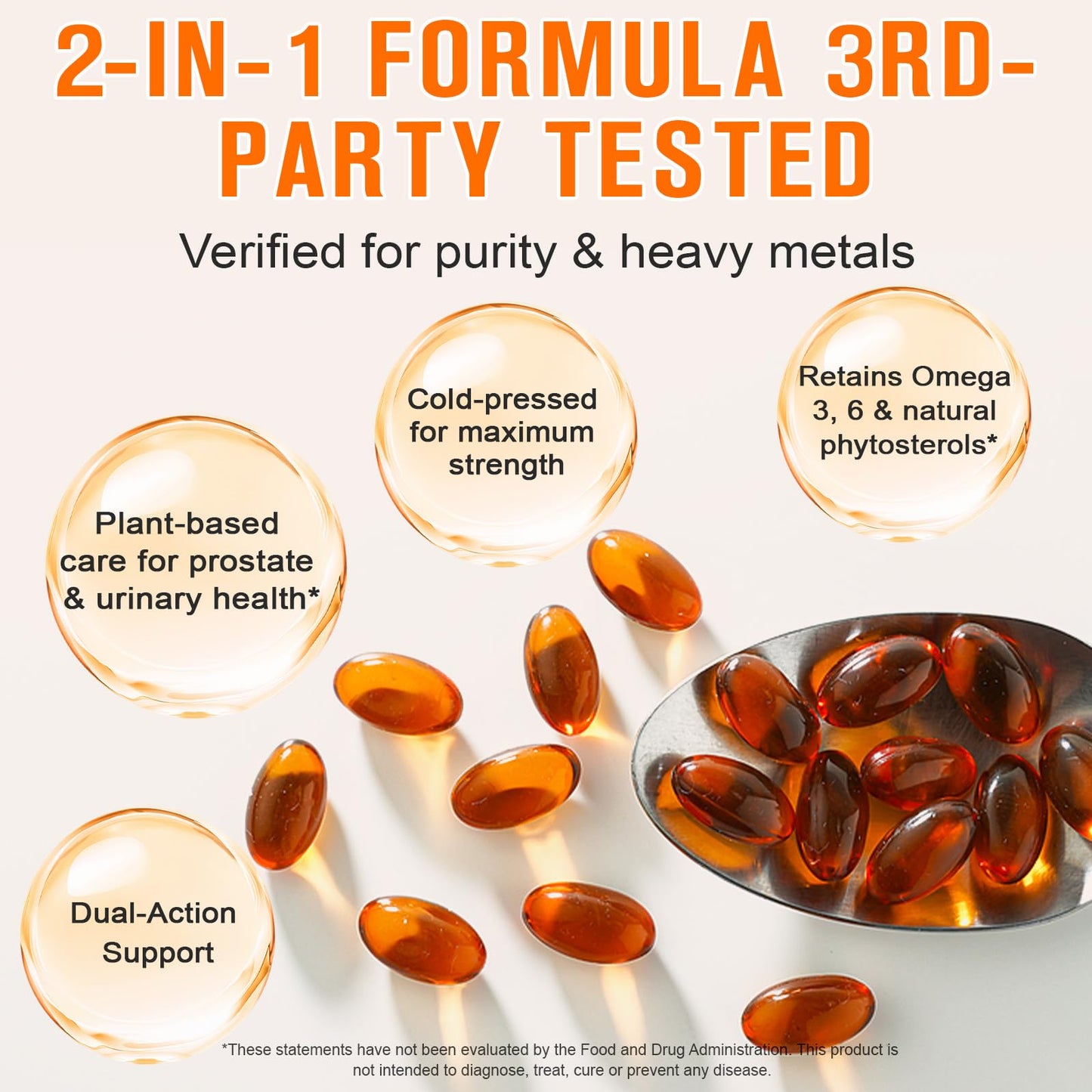 Pumpkin Seed Oil with Saw Palmetto, 1000mg per Serving, 300 Softgels – Cold Pressed Pumpkin Seed Oil Capsules for Hair, Prostate, Urinary & Bladder Health - Maple Wellness Supplements