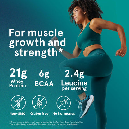Puori Whey Protein Powder, Bourbon Vanilla - PW1 Pasture-Raised, Grass-Fed Whey Protein Powder Drink Mix containing BCAA Amino Acids - Post-Workout Supplement - Maple Wellness Supplements