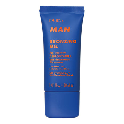 Pupa Milano Bronzing Gel, 001, 1.01 oz - Tan Effect Bronzer Gel - Liquid Matte Bronzer - Lightweight - With Hydrating Coconut Water - Makeup for Men - Maple Wellness Supplements