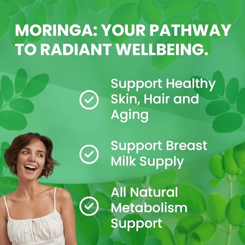 PURA VIDA MORINGA Moringa Powder Organic Single Origin - Premium 100% Leaf Powder - Maple Wellness Supplements